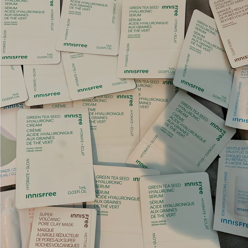 Innisfree Green Tea Seed Serum Samples - Picture 3 of 4